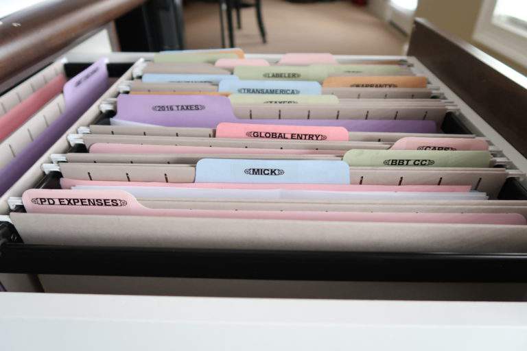 Create and Organize a Hanging File Drawer!