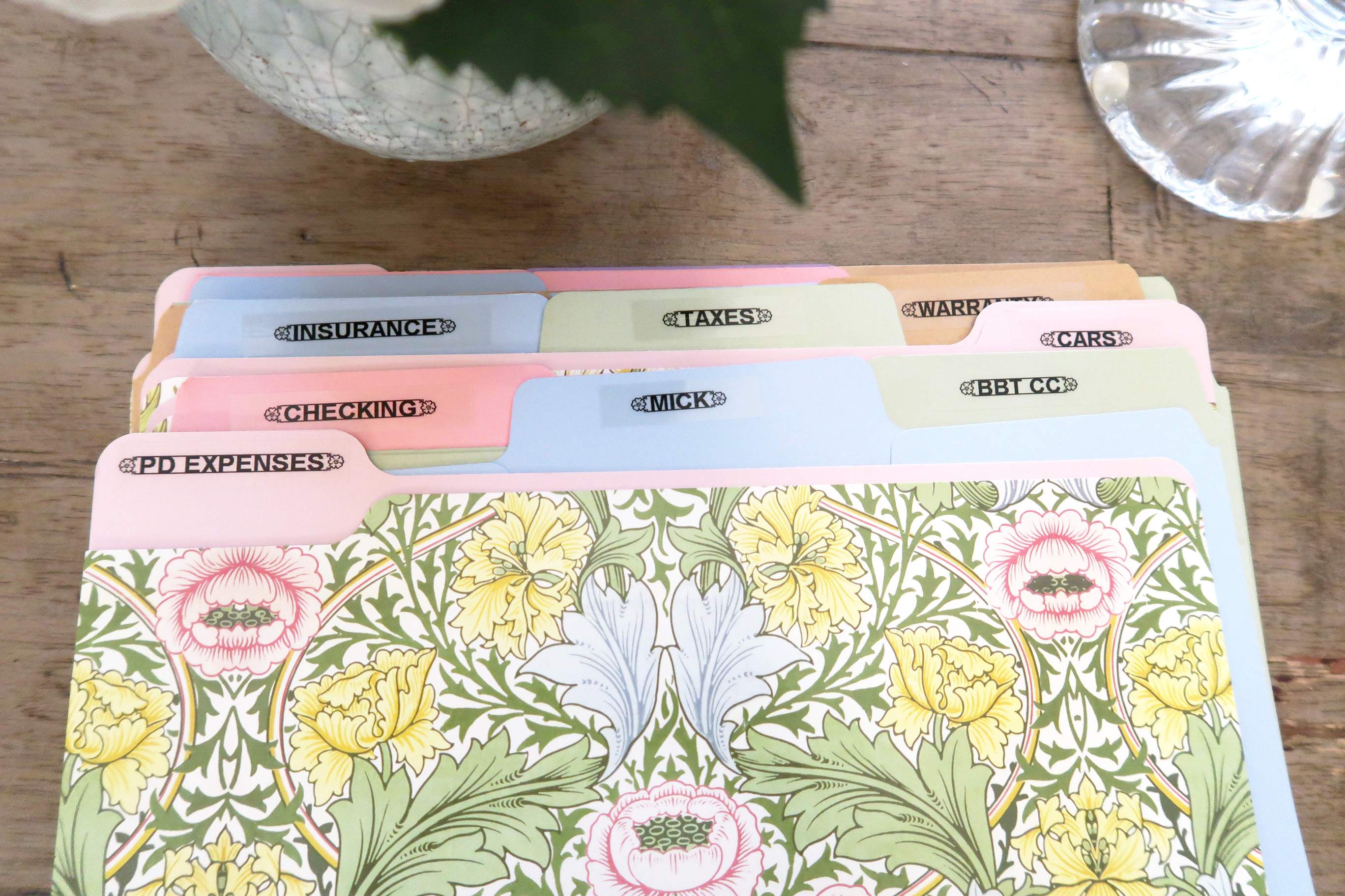 Create And Organize A Hanging File Drawer Porch Daydreamer