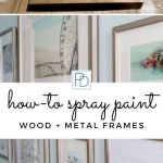 how-to-easily-update-picture-frames-spray-paint-diy-wood-metal-frame