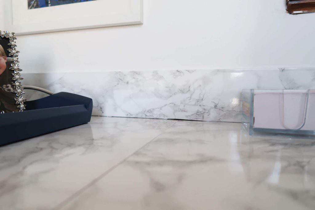 Easy To Install Faux Contact Paper Marble Counters Porch Daydreamer
