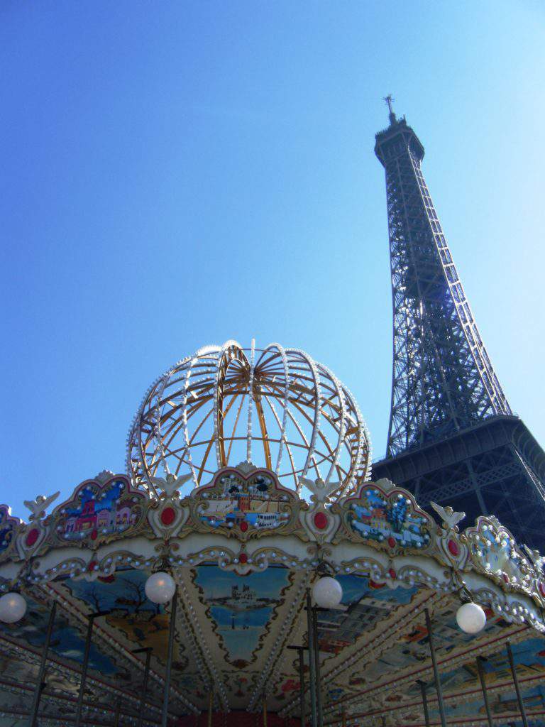 Carousel Under the Eiffel Tower