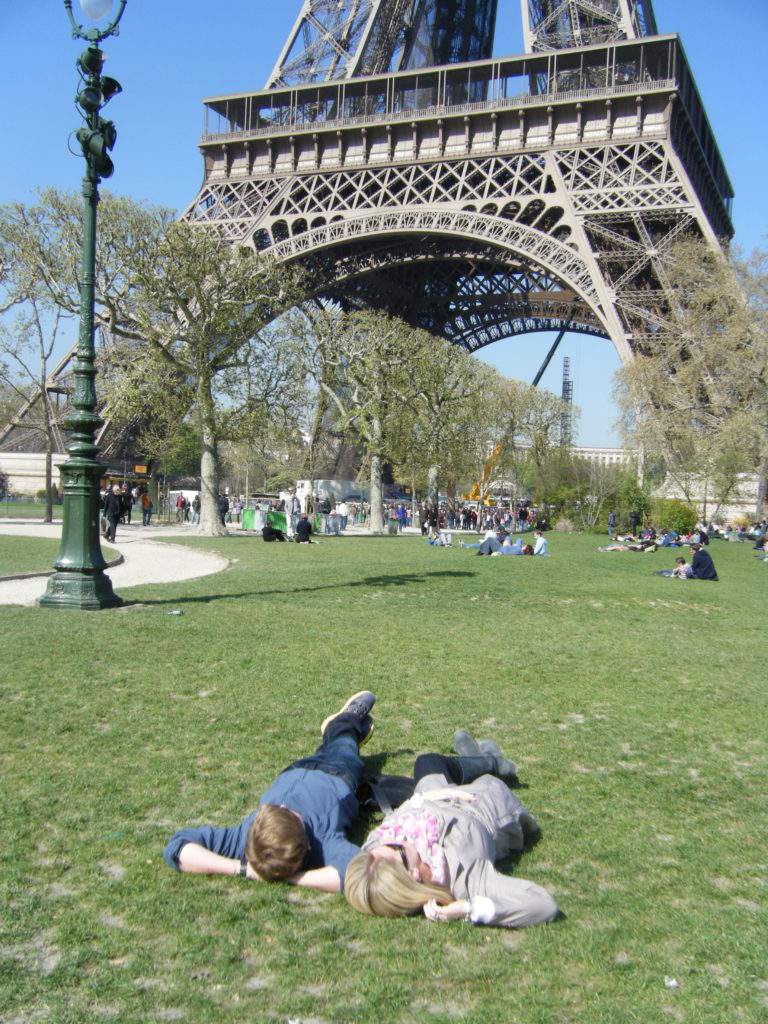 Paris in Spring Under the Eiffel Tower