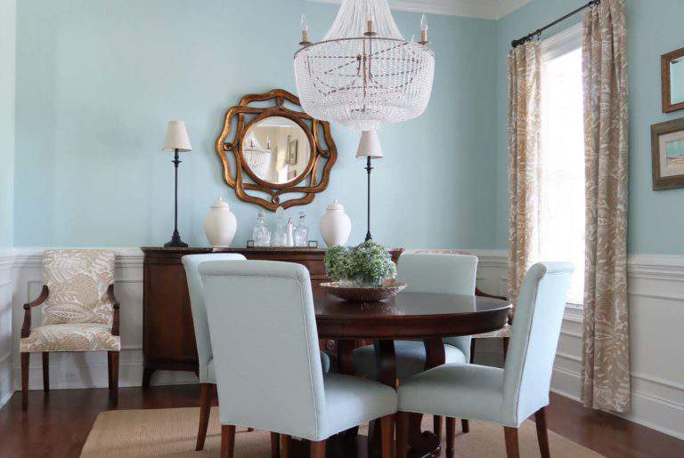Modern French Country Dining Room Plan