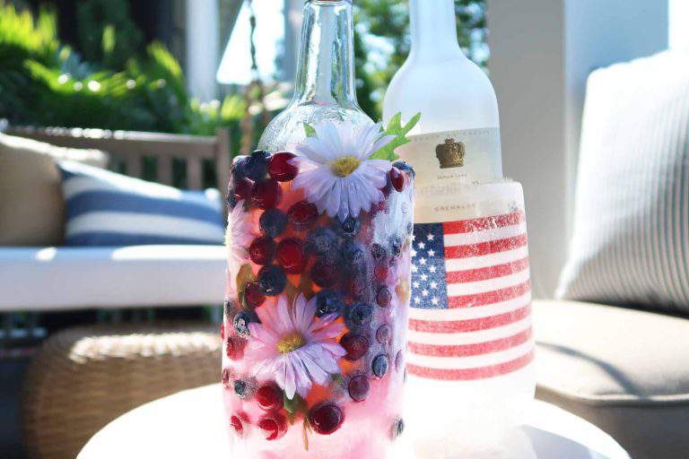 Patriotic Summer DIY Ice Buckets