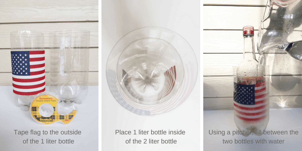 instructions for how to make a diy ice bucket