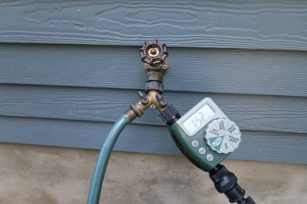 Connect Y to outside Faucet