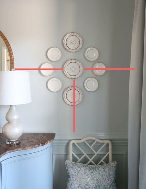 How-To Hang Identical Plate Arrangements