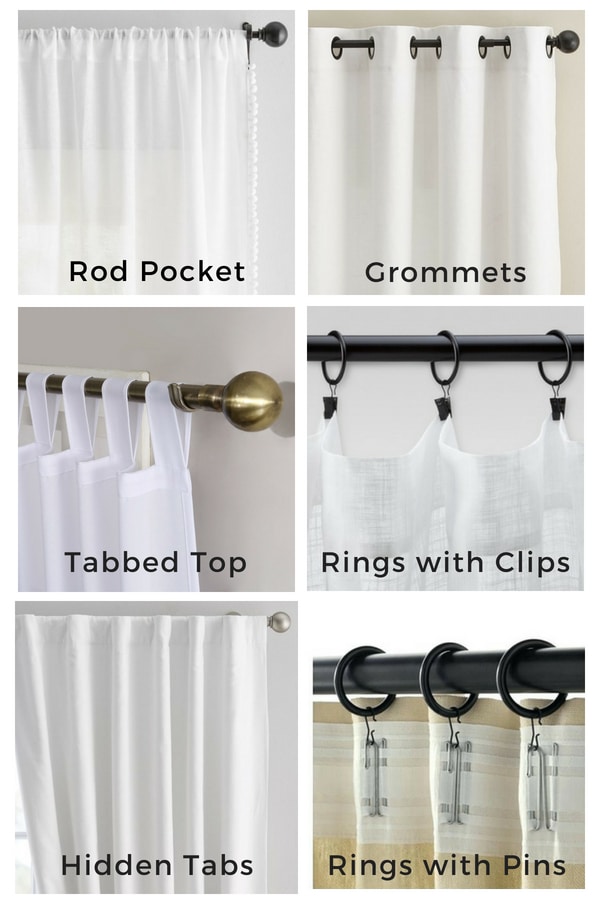 Ing White Curtains Or Ds Here, White Curtain Rod Rings With Clips