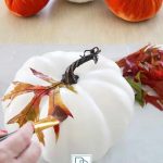 how-to-decopage-fall-leaves-faux-pumpkin