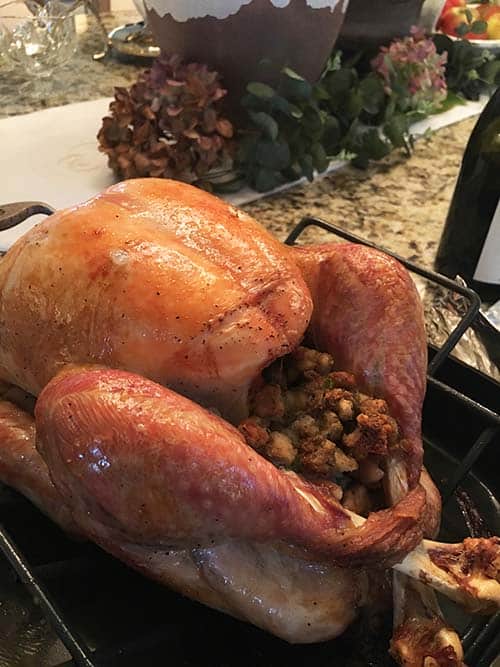 thanksgiving turkey golden brown
