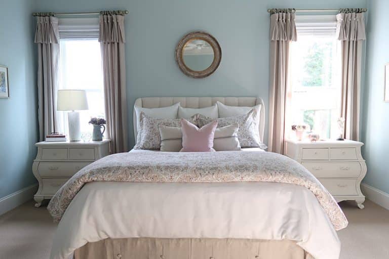 Reveal! Blush and Gray Master Bedroom