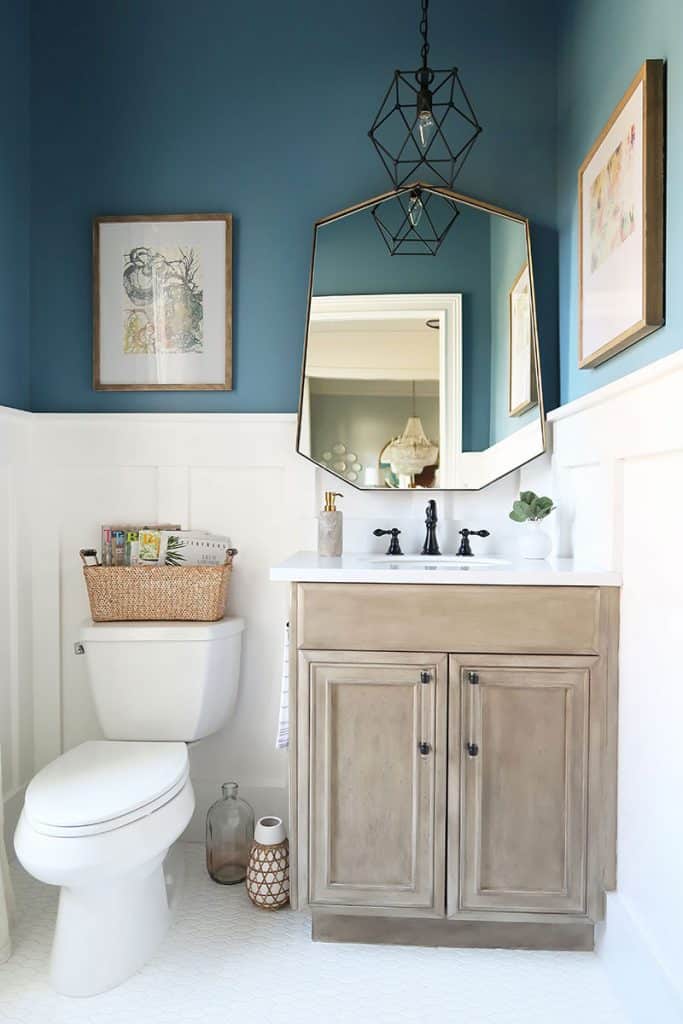 Design Tips To Make A Small Bathroom Look Bigger Porch Daydreamer - What Colors Make A Small Bathroom Look Larger