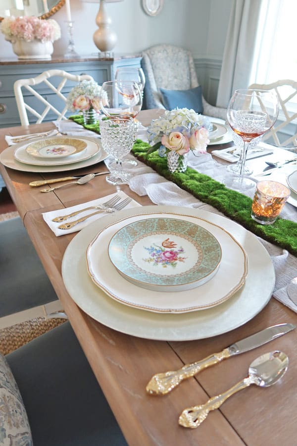 gold-and-silver-flatware-spring-table
