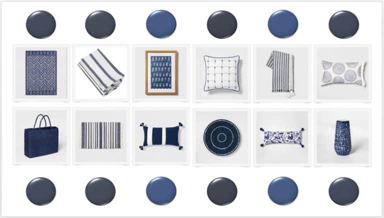 Blue and White a Hot Home Decor Trend This Summer