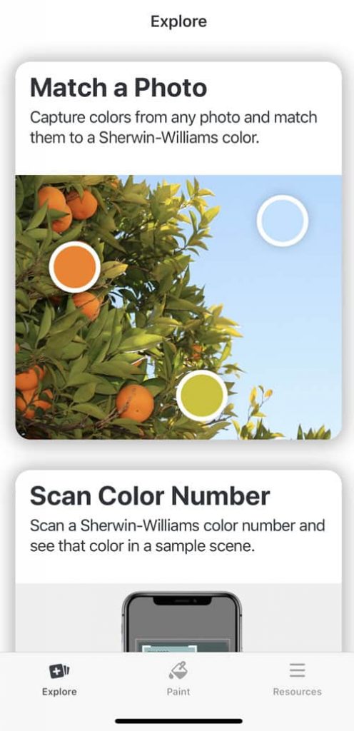 home-screen-sherwin-williams-colorsnap-paint-color-matching-app (1)