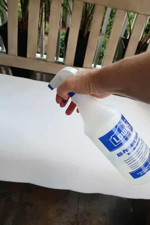 spray-mix-of-1_3-bleach-and-2_3-water-on-sunbrella-fabric-to-clean