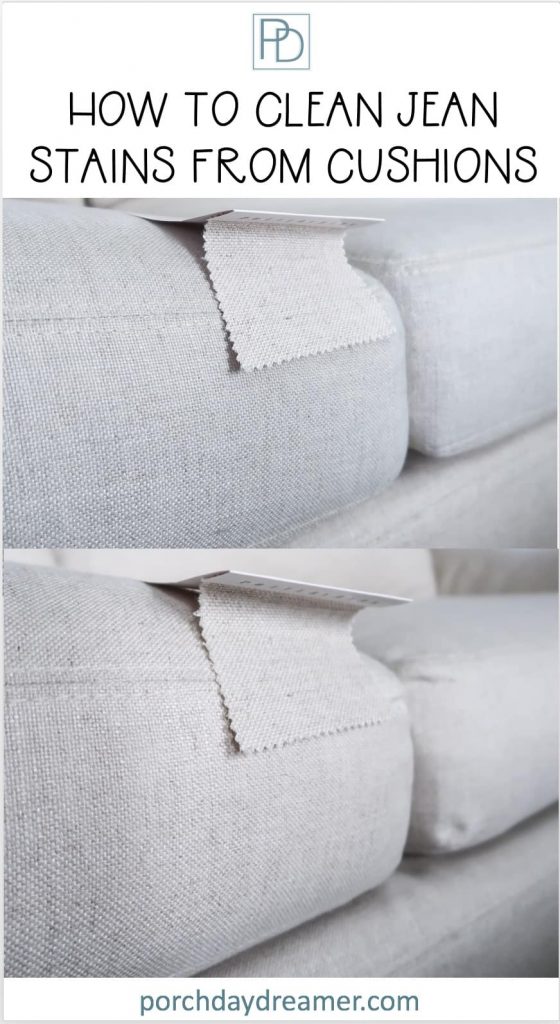 Clean Jean Stains From Sofa Cushions, How To Remove Blue Jean Dye From White Leather Sofa