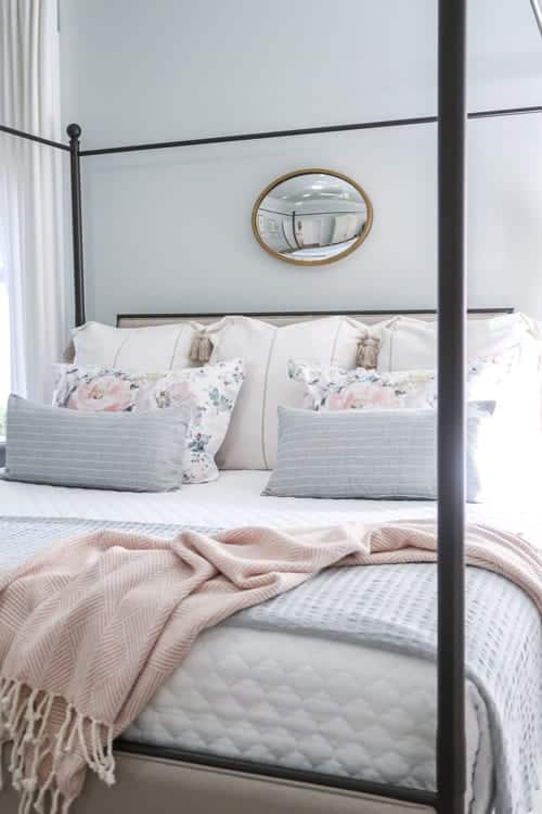 pink-throw-on-end-of-spring-bedroom-update