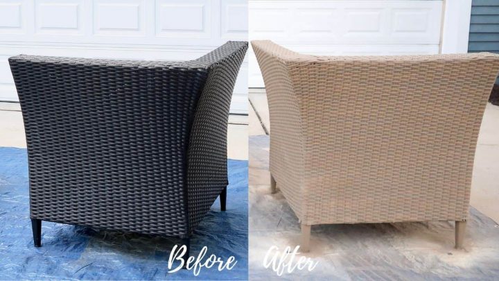 To Paint Outdoor Resin Wicker Furniture, Can You Spray Paint Outdoor Furniture Cushions