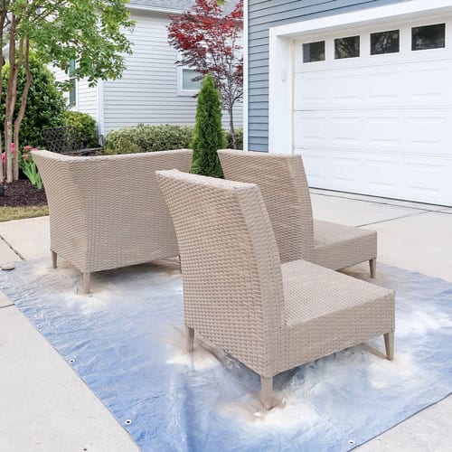 How To Spray Paint Outdoor Resin Wicker, Paint For Outdoor Wicker Furniture