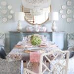 close-up-blue-dining-room-fall-table-pink-green