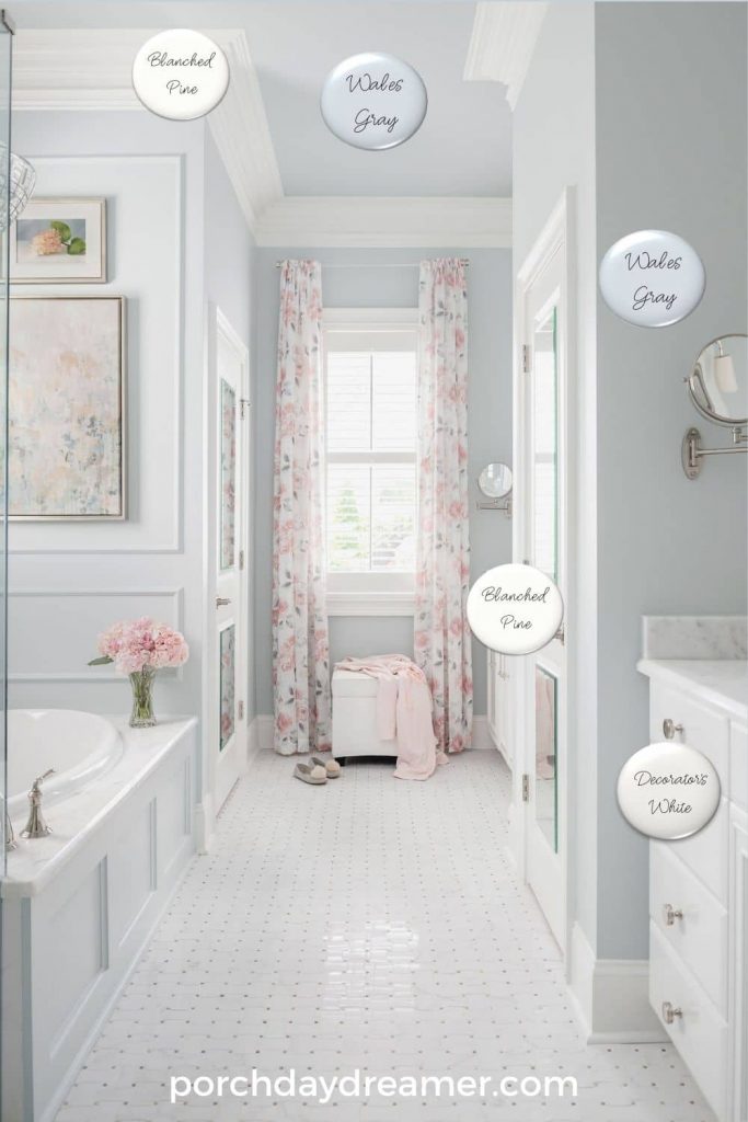bathroom-benjamin-moore-wales-gray-walls-decorators-white-cabinets-whole-home-open-concept-paint-colors