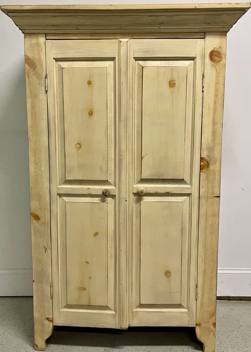yellow-armoire-before-chalk-paint-issues