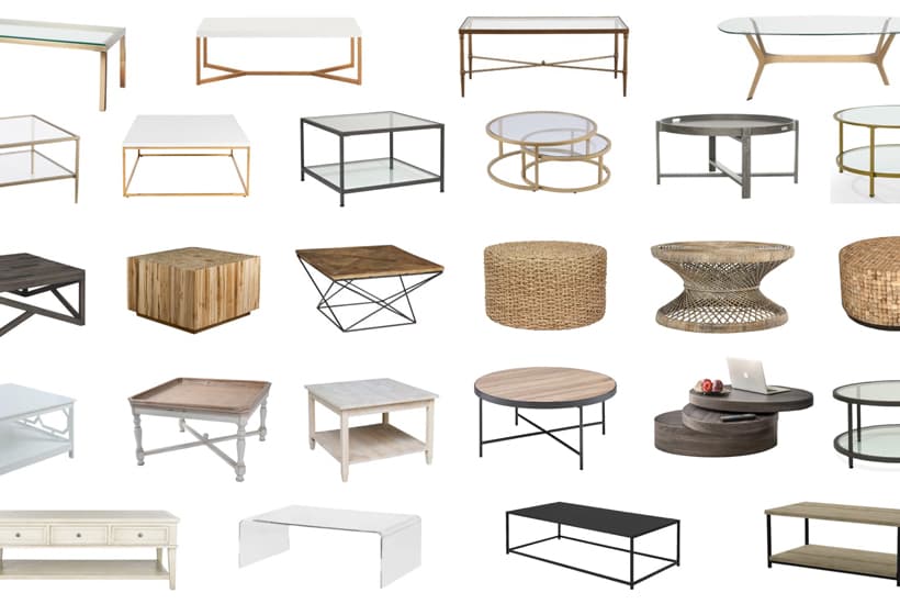 Coffee Tables Choose The Right Size, When To Use A Round Vs Rectangular Coffee Table