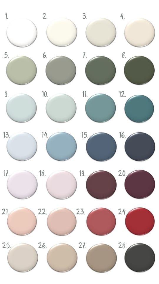 2022 Paint Color Trends Best Of The Picks Porch Daydreamer - Sherwin Williams Chalk Paint Color Chart