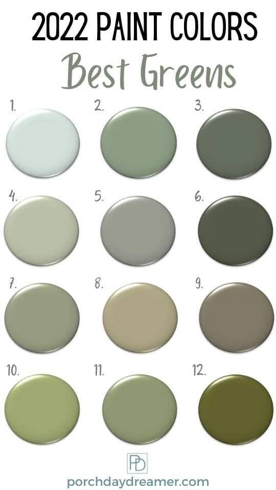 5 New Green wall paint COLOR TRENDS