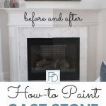 how-to-paint-cast-stone-finish-fireplace-surround