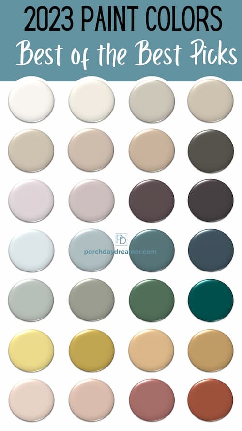 2023-paint-colors-best-interior-wall-colors-porch-daydreamer-pinterest