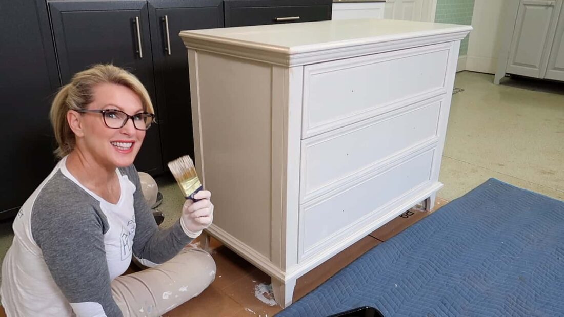 painting-laminated-dresser-valspar-cabinet-furniture-enamel