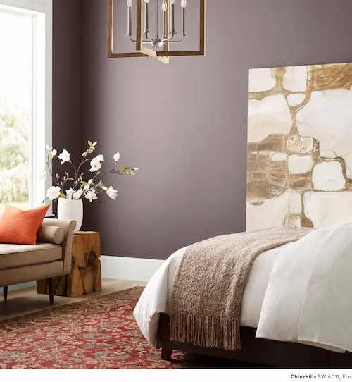 chinchilla-sw-6011-bedroom-2024-paint-color-trends-purple