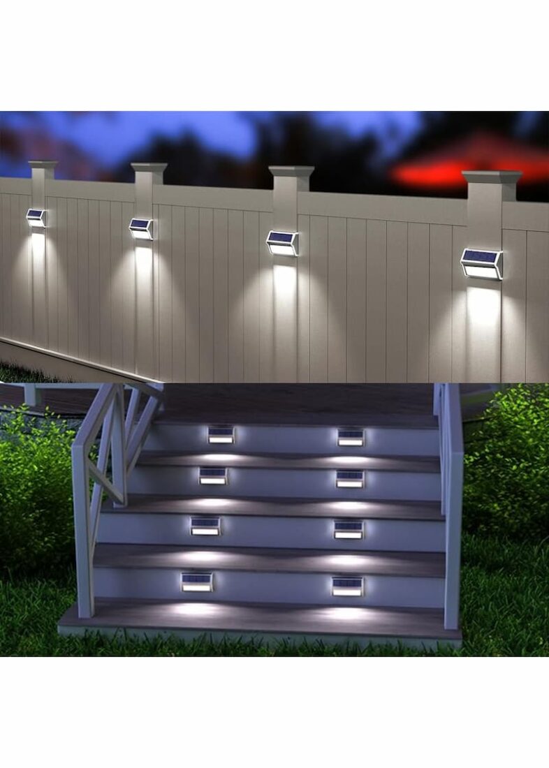 solar-powered-fence-stair-lights