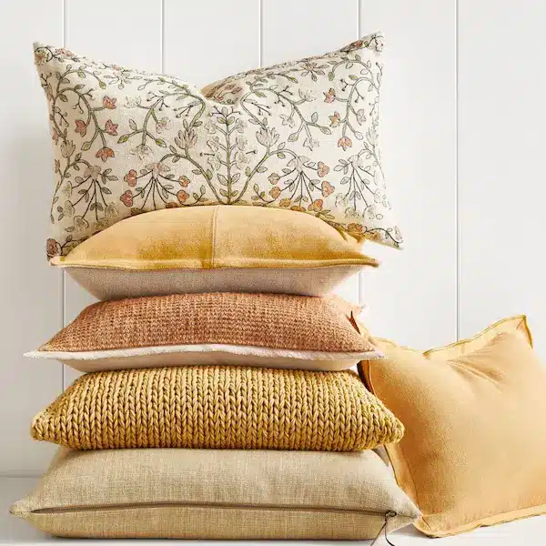 yellow-gold-pillow-covers-2024-interior-design-trends