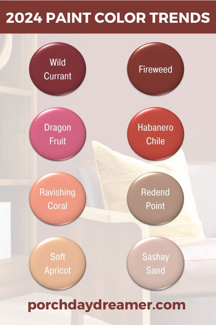 best-pink-red-peach-paint-colors-2024
