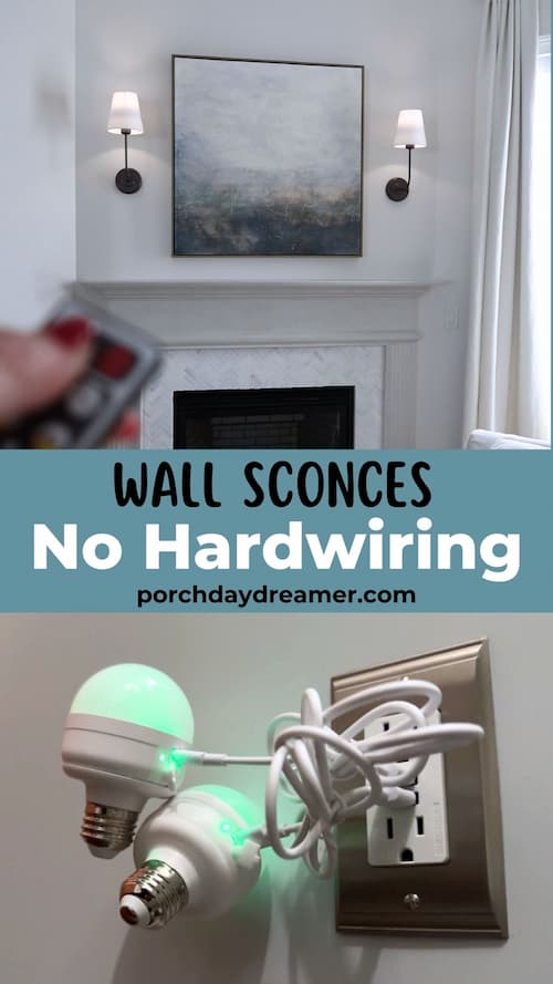 Using FlatWire (Similar To Ghost Wire and TaperWire) Is A Way To Hang Light  Sconces On Walls Without The Ugly Wires Showing
